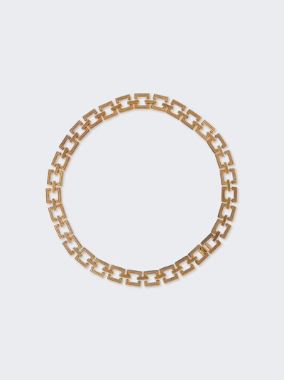 Shop Ivi Aurelia Chain Choker Necklace In Gold