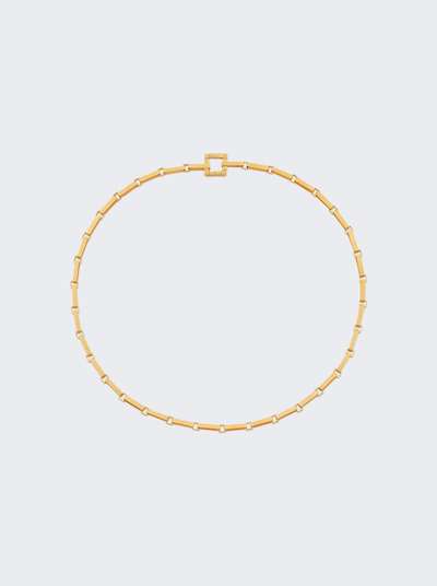 Shop Ivi Signora Chain Choker Necklace In Gold