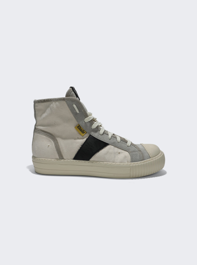 Shop Rhude Bel Airs Sneaker In White Beige And Black