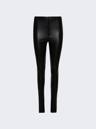 Shop Wardrobe.nyc Leather Leggings In Black