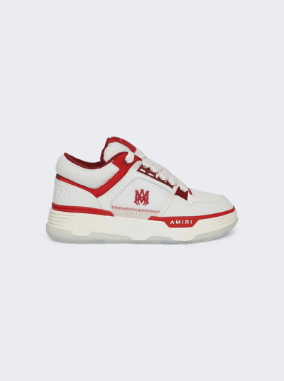 Shop Amiri Ma-1 Sneakers In White And Red
