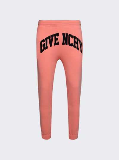 Shop Givenchy Slim Fit Joggers In Coral Pink