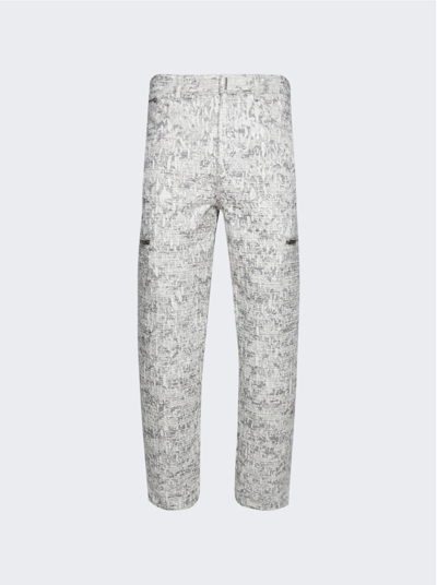 Shop Givenchy Loose Fit Cargo Pants In White