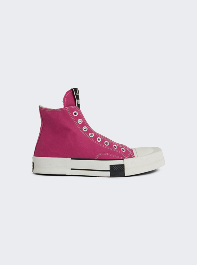 Shop Rick Owens Drkshdw Drkshdw X Converse Turbodrk Laceless Hi Sneaker In Hot Pink