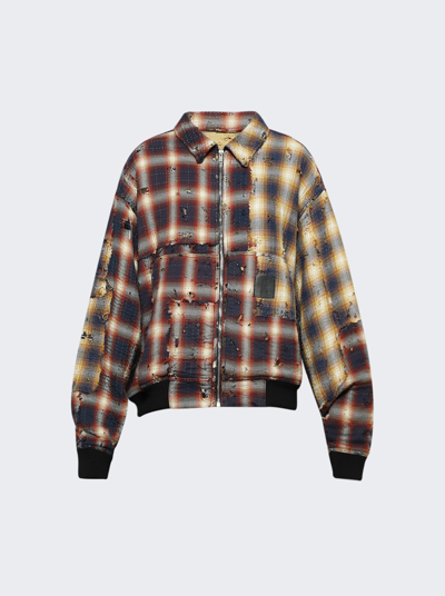 Shop Givenchy Oversized Workwear Jacket In Multicolor
