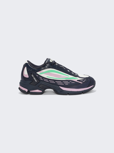 Shop Raf Simons Ultrasceptre Sneakers In Dark Blue, Pink, Mint