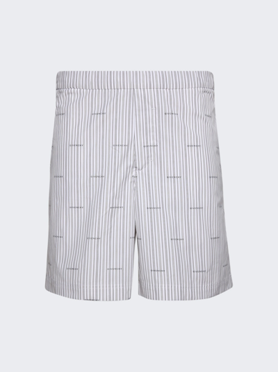 Shop Givenchy Elasticated Shorts In Grey