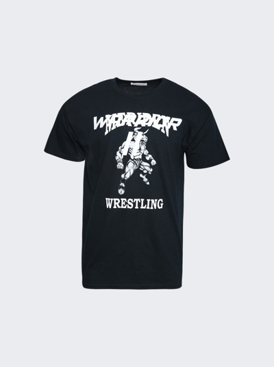 Shop Ensemble Wrestling T-shirt In Black