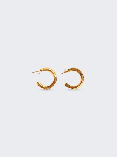 Shop Alighieri The Etruscan Reminder Earrings In 24k Gold Plated