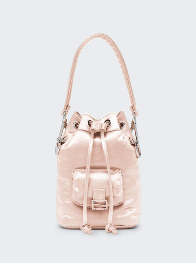 Shop Fendi Mini Mon Tresor Bag In Baby Pink