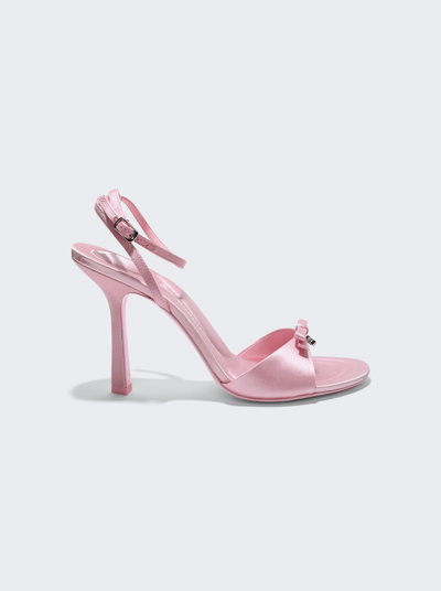 Shop Alexander Wang Dahlia 105 Bow Sandals Prism Pink