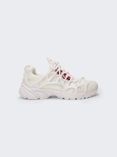Shop 44 Label Group Symbiont Low Top Sneakers White