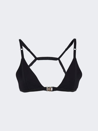 Shop Givenchy Elasticated Bra Black