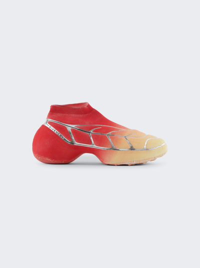 Shop Givenchy Tk-360 Plus Mid Sneakers Red And Yellow