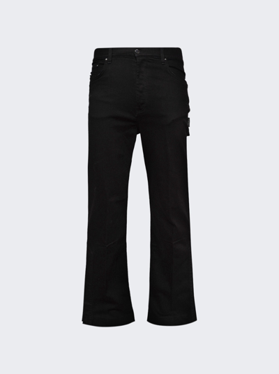 Shop Amiri Stack Flair Jean In Black