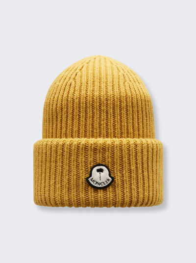 Shop Moncler Genius X Palm Angels Hat In Yellow