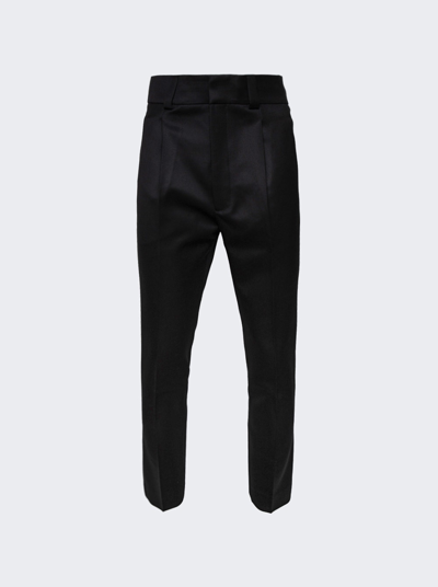 Shop Fear Of God Eternal Twill Wool Suit Pants In Black