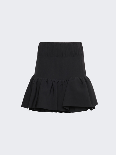 Shop Rabanne Pleated Skirt In Black
