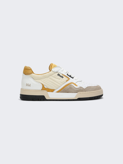 Rhude Men's Leather And Textile Racing Low-top Sneakers