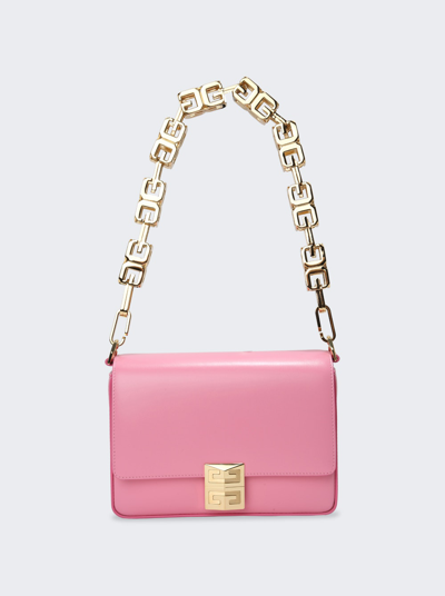 Shop Givenchy 4g Medium Crossbody Bag In Bright Pink