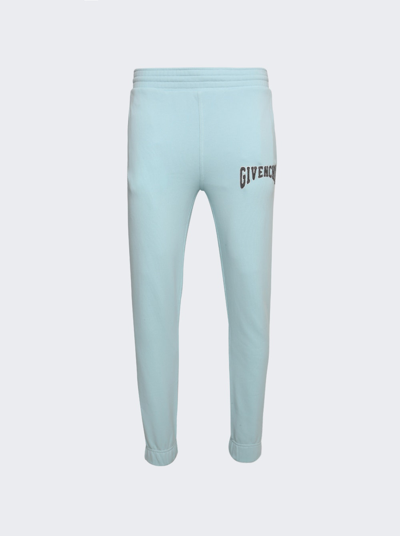 Shop Givenchy Slim Fit Jogger Pants Acqua Marine Blue