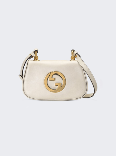 Shop Gucci Blondie Mini Bag In White And Orange