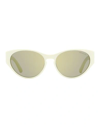 Shop Moncler Bellejour Ml0227 Sunglasses Woman Sunglasses Cream Size 57 Acetate In White