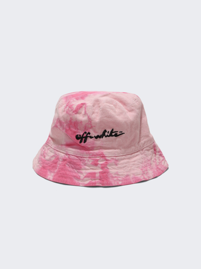 Shop Off-white Kid's Velvet Tiedye Bucket Hat