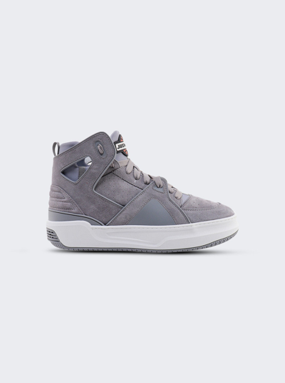 Shop Just Don Basketball Sneaker In Grey