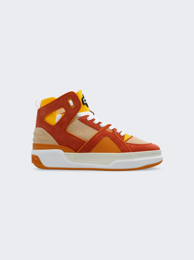 Shop Just Don Basketball Sneaker In Leopard Brown