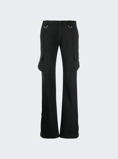 Shop Coperni Tailored Cargo Trousers In Black