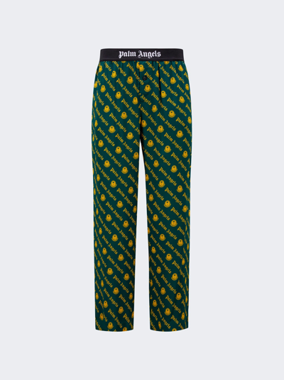 Shop Moncler Genius X Palm Angels Trousers In Green