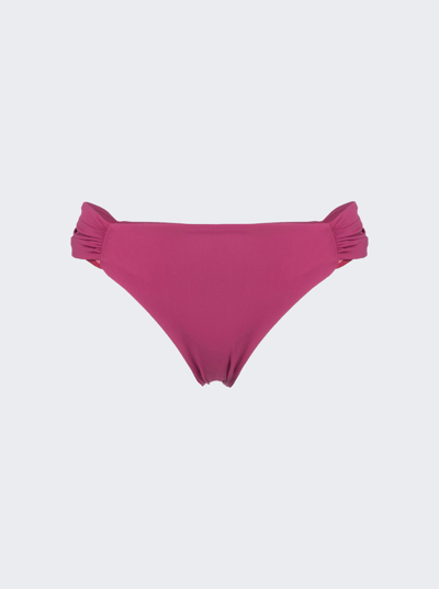 Shop Nensi Dojaka Bikini Bottom With Side Drapes In Peonia Pink