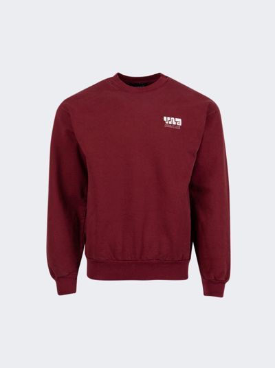 Shop Una Deeper Impakt Crew Sweatshirt In Rioja Red