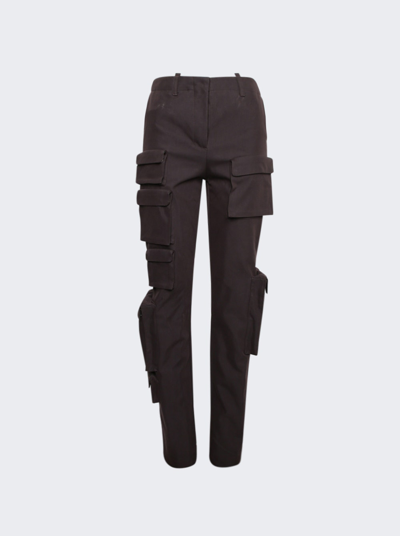 Shop Off-white Co Multipocket Cargo Pant In Dark Grey