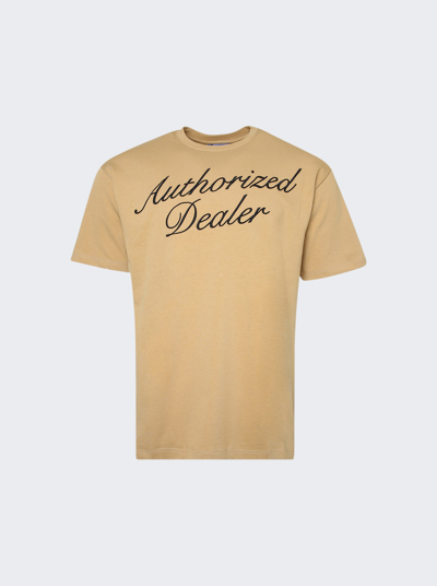 Shop Just Don Authorized Dealer Short Sleeve T-shirt Brown