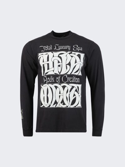 Shop Total Luxury Spa Rock Of Creation Graphic Long Sleeve T-shirt