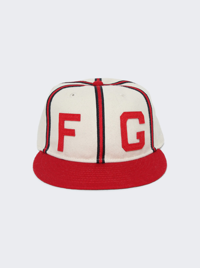 Shop Essentials X New Era Fg Hat In Cream And Red