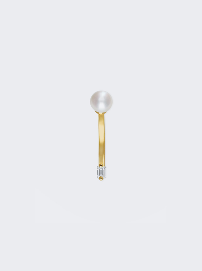 Delfina Delettrez Dots Earring In Yellow Gold