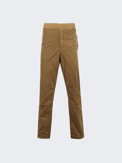 Shop Givenchy 4g Embroidered Garment Dye Trackpants In Camel Beige
