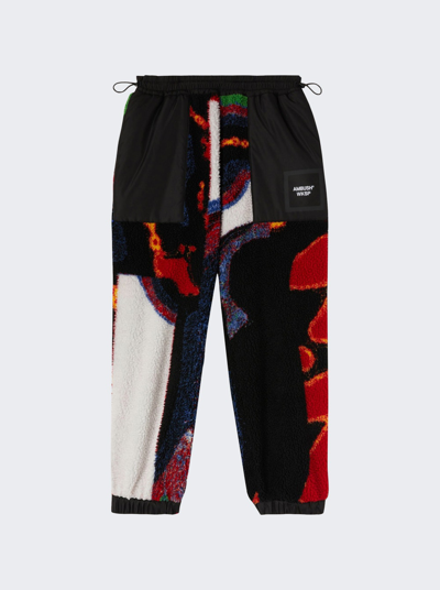 Shop Ambush Teddy Jacquard Sweatpants In Multicolor