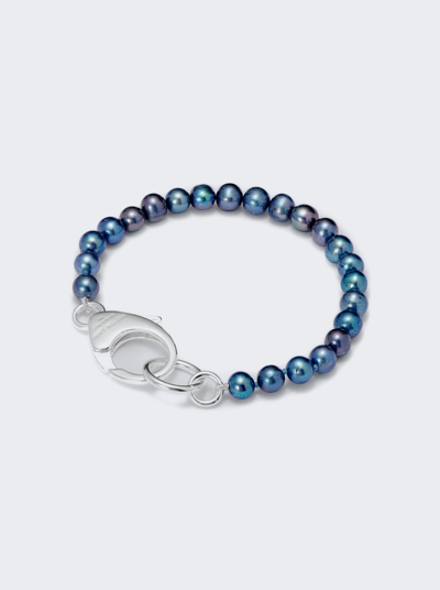 Shop Hatton Labs Freshwater Pearl Bracelet In Blue