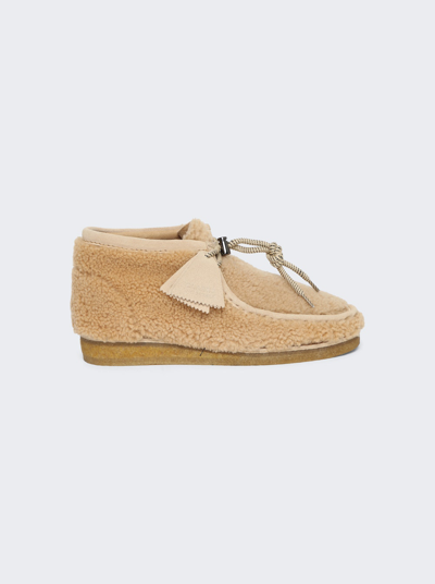 Shop Moncler Genius 2 Moncler 1952 Wallabee Loafers Shoes In Light Beige