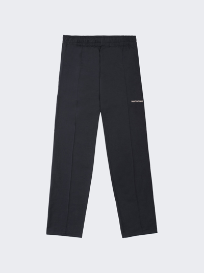 Shop Saintwoods Classic Track Pants In Navy Blue
