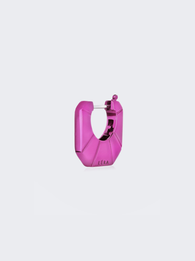 Eéra 18kt Marla Small Mono Earring In Pink