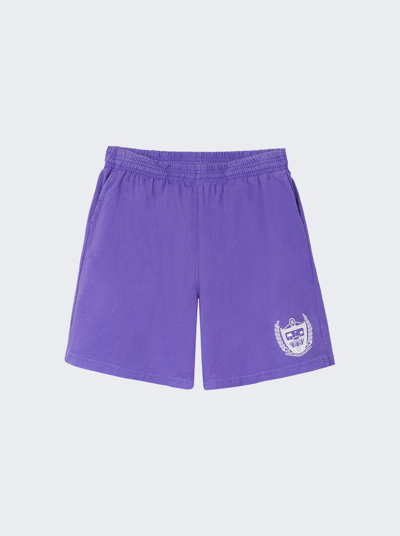 Shop Sporty And Rich Beverly Hills Gym Short In Purple