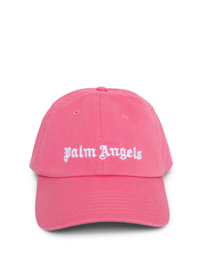 Shop Palm Angels Classic Embroidered Logo Cap