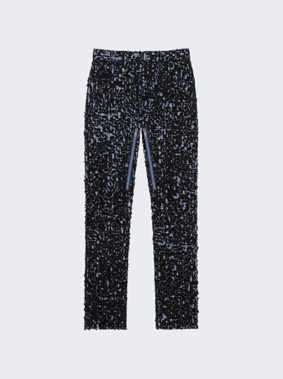 Shop Givenchy Skate Fit Shorts In Black & Light Blue