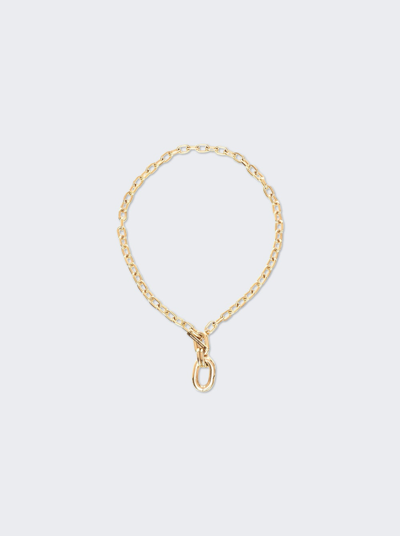 Shop Rabanne Xl Link Pendant Sautoir Necklace In Gold