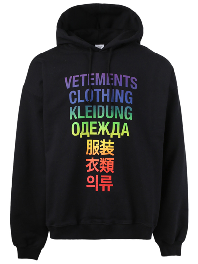 Shop Vetements Gradient Translation Hoodie